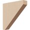 Ekena Millwork 2"W x 10"D x 10"H Thin Concord Rough Cedar Woodgrain TimberThane Corbel, Primed Tan CORUR02X10X10CONRCPR - alternate 1